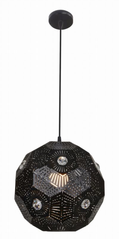 Lampa sufitowa Candellux Euphoria czarna wym: 120 x 30 x 30 cm 1xE27 x 40W 1 szt.