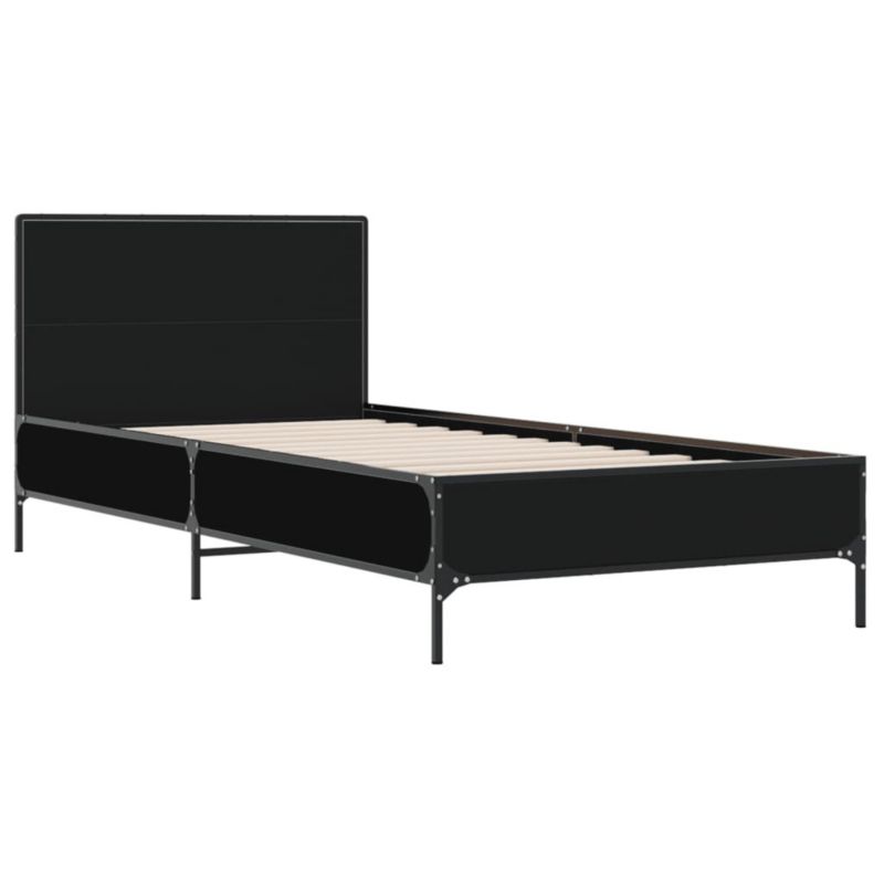 Łóżko metalowe WaszeMeble 100x200 cm czarna WM-845522 1 szt.