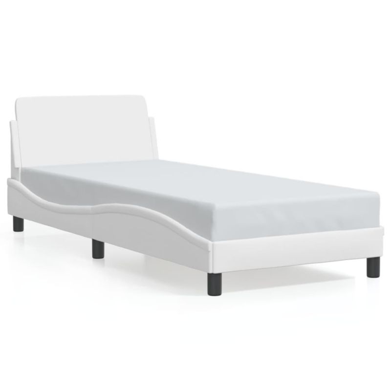 Łóżko tapicerowane WaszeMeble 90x200 cm biała WM-373119 1 szt.
