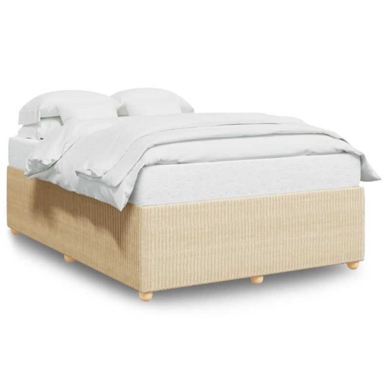 Łóżko tapicerowane WaszeMeble 140x190 cm kremowa WM-3284940 1 szt.
