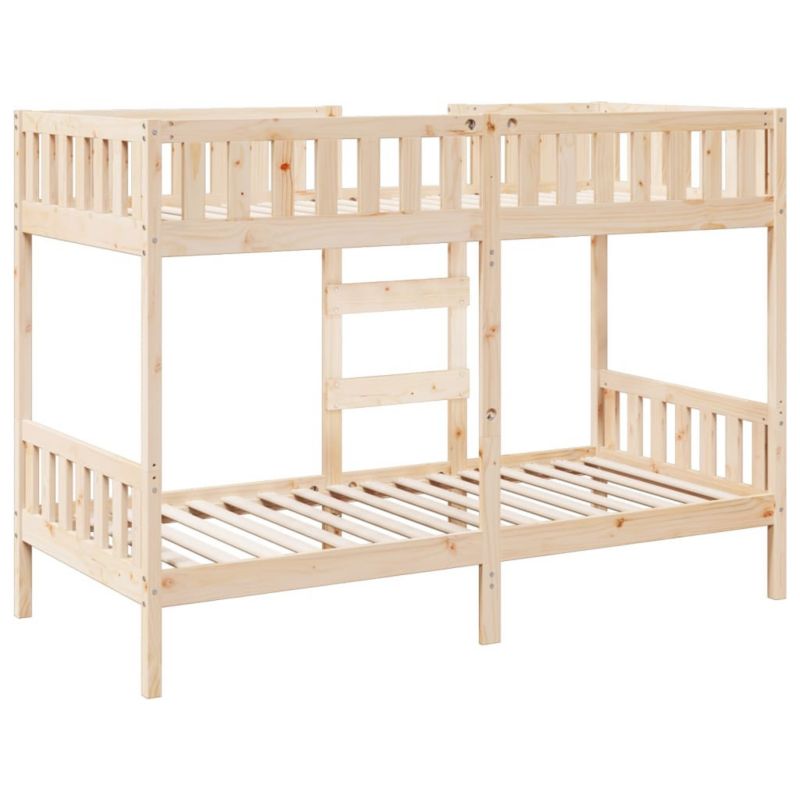 Łóżko piętrowe WaszeMeble 90x200 cm brązowe WM-3308601 1 szt.