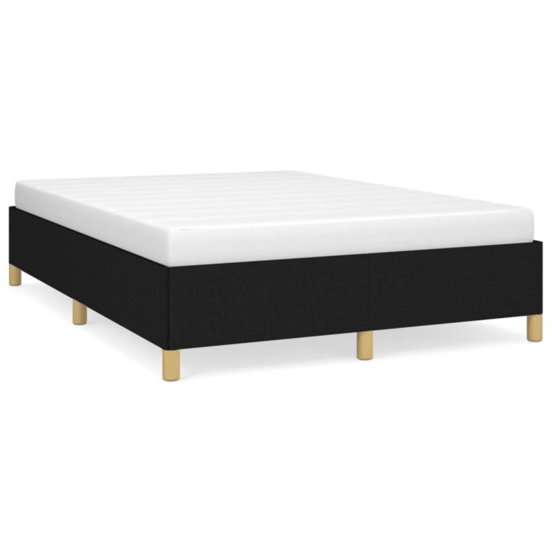 Łóżko tapicerowane WaszeMeble 140x190 cm czarna WM-347159 1 szt.