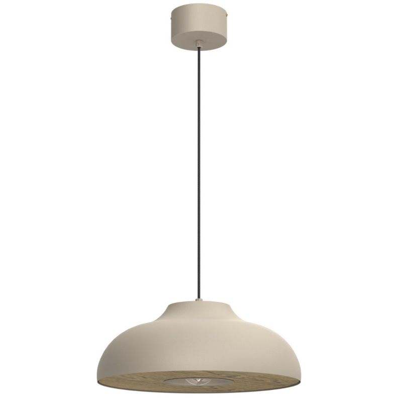 Lampa wisząca Luminex Bilbao kremowa wym: 110 x 39 x 39 cm 1xE27 x 15W 1 szt.