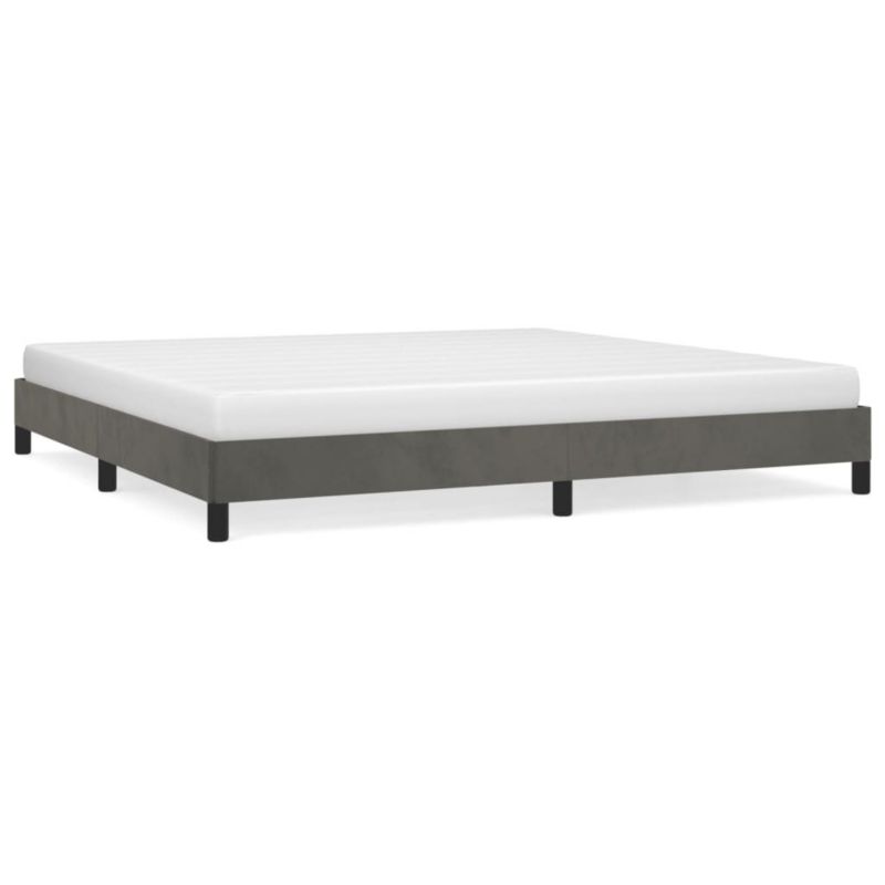 Łóżko tapicerowane WaszeMeble 200x200 cm ciemnoszara WM-346995 1 szt.