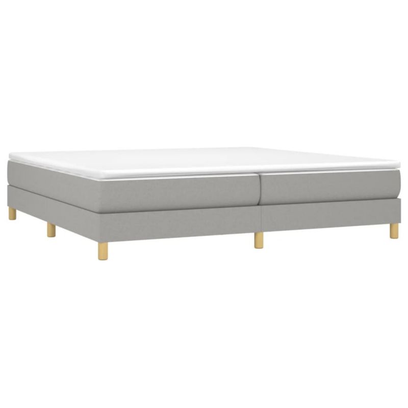 Łóżko tapicerowane WaszeMeble 200x200 cm jasnoszara WM-3120638 1 szt.