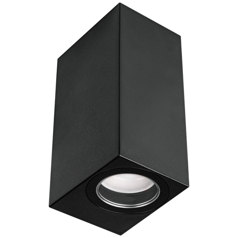 Oprawa architektoniczna LED MasterLED Lida GU10 15cm IP44 IK08 60st czarna duo 1 szt.