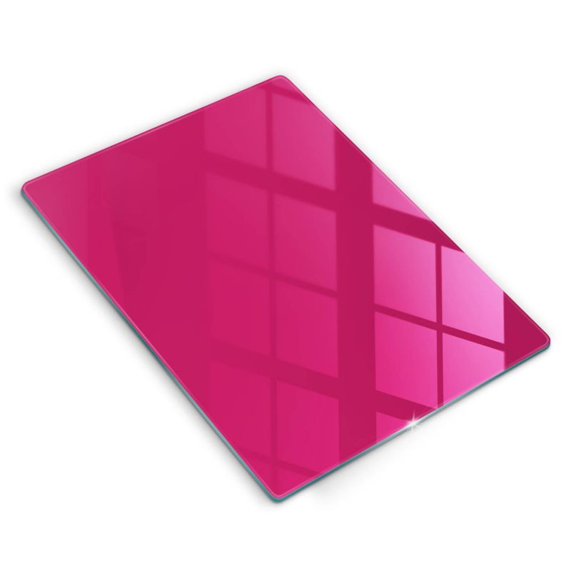 Szklana deska do krojenia Wallfluent 40x52 cm Kolor różowy 1 szt.