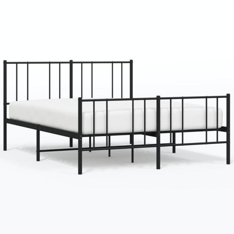 Łóżko metalowe WaszeMeble 140x200 cm czarna WM-352499 1 szt.