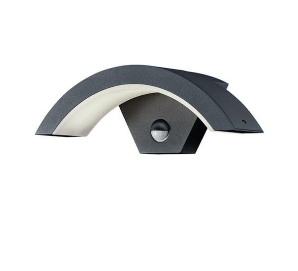 Kinkiet zewnętrzny z czujnikiem Trio Ohio antracyt LED 6W 3000K 580lm IP54 wym: 10 x 29,4 x 29,4 cm aluminium - 1 szt.