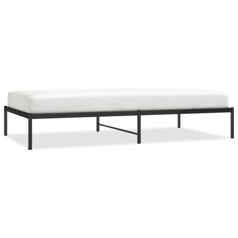 Łóżko metalowe WaszeMeble 107x203 cm czarna WM-350842 1 szt.