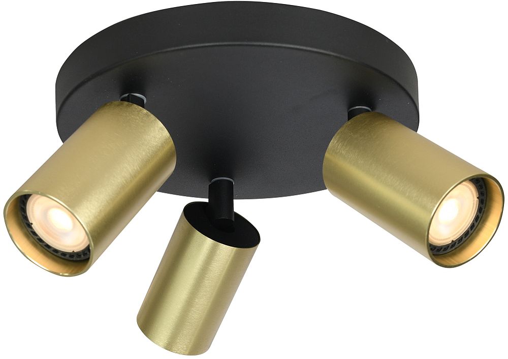 Italux Nesto lampa podsufitowa 3x10 W złota SPL-23436-3R-BK-BRSS