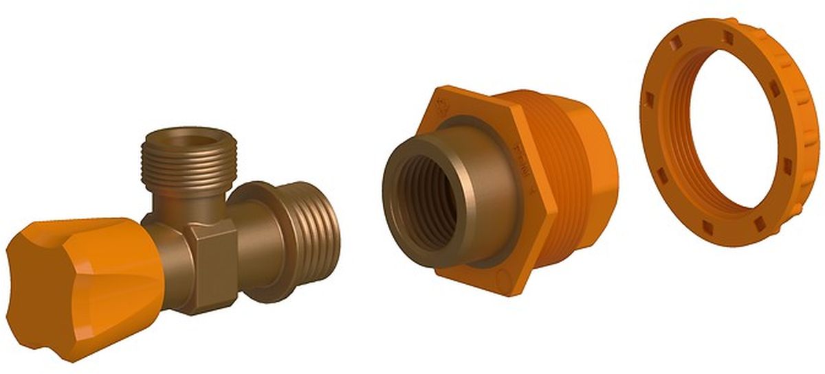 Cersanit Aqua System zawór kątowy odcinający z mufą K99-0243 - Wysyłka w 24h