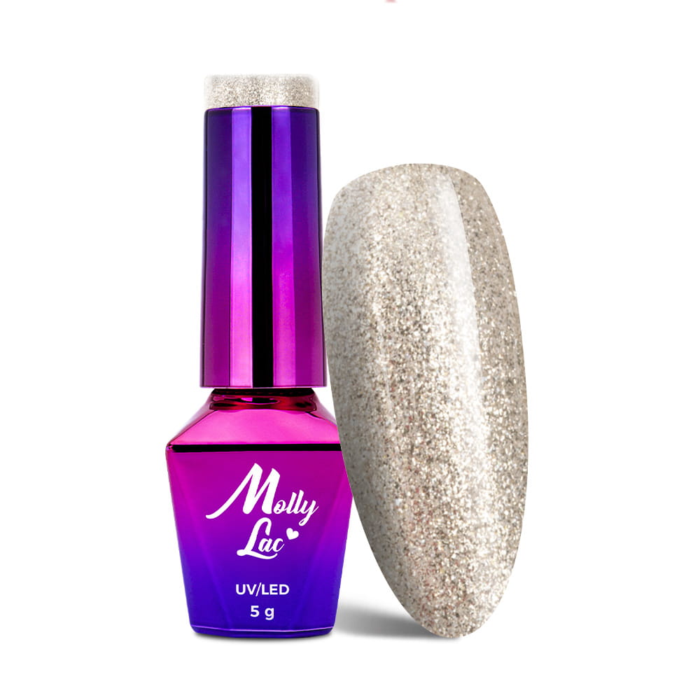 Lakier hybrydowy LED/UV Gel Polish MollyLac Sensual Nr 207 Victoria 5 g