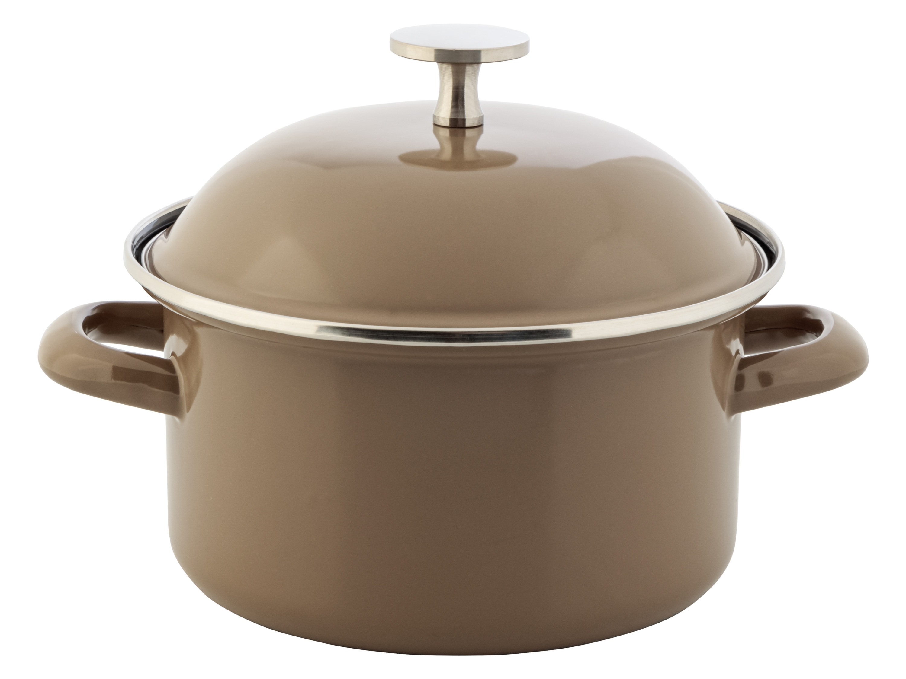 LIVARNO home Emaliowany garnek lub rondel z pokrywką lub garnek na mleko, stal emaliowana, łatwy w pielęgnacji, 1,6L, 1,3L, 1,5L