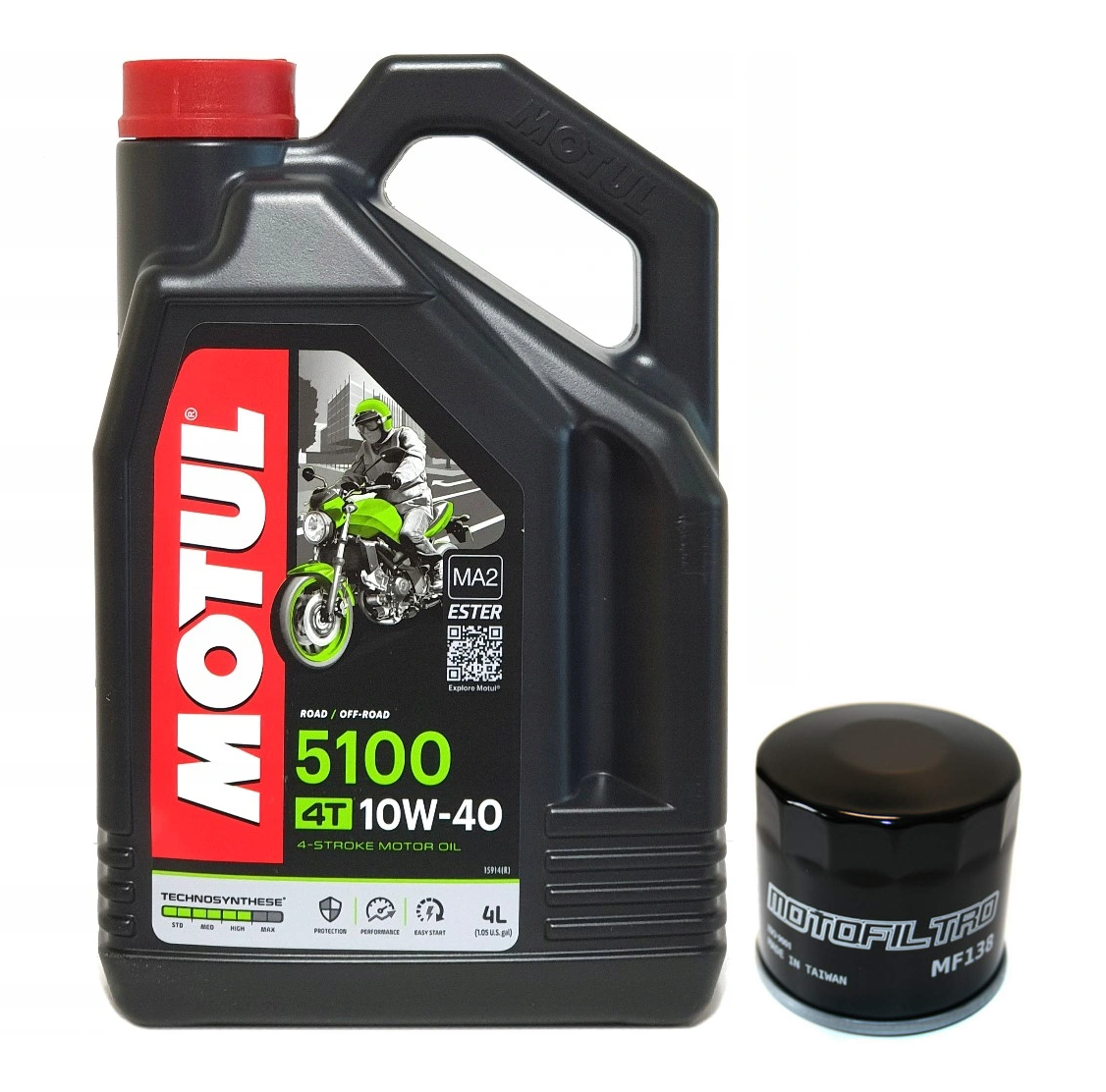MOTUL 5100 4T 10W40 4L + FILTR GRATIS - Petrostar