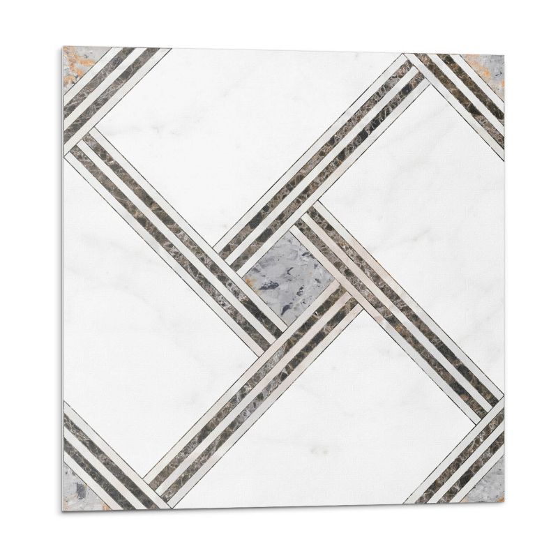 Kafelki samoprzylepne Wallfluent 50x50 cm Abstrakcyjne linie w stylu geometrycznym 4 szt.