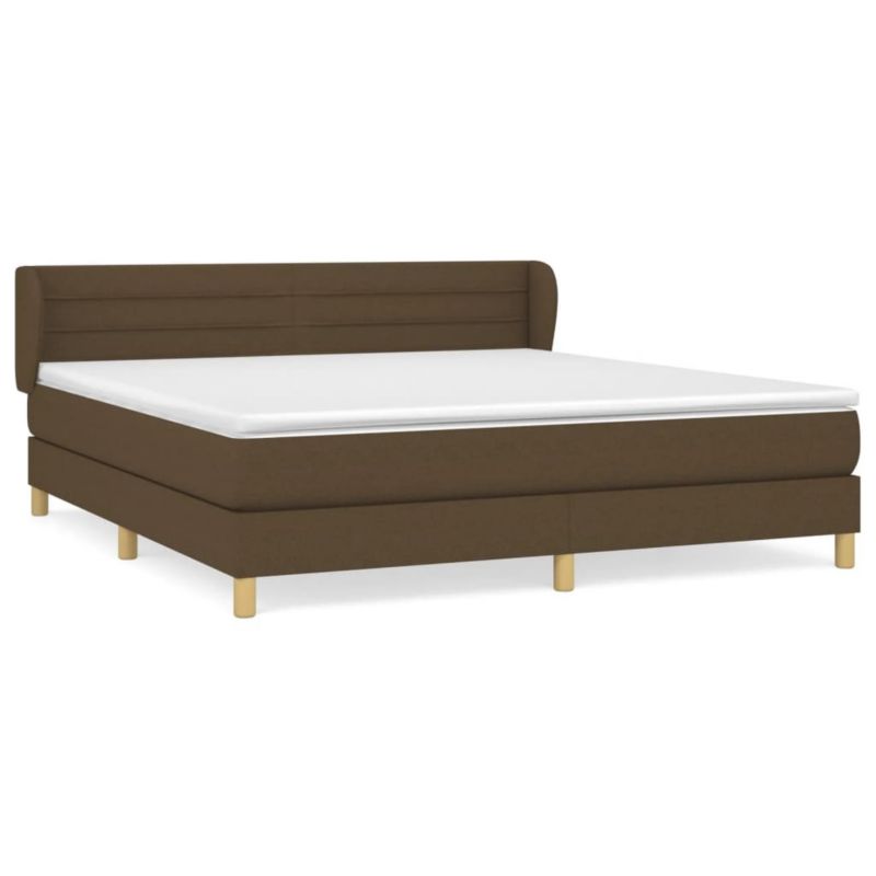 Łóżko kontynentalne WaszeMeble 160x200 cm brązowe WM-3126896 1 szt.