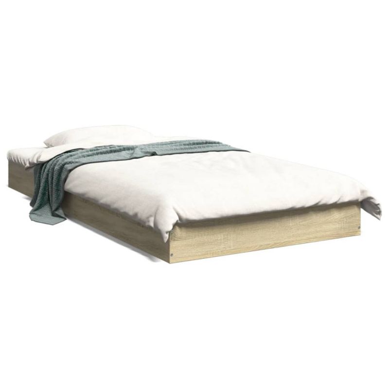 Łóżko drewniane WaszeMeble 100x200 cm brązowe WM-842058 1 szt.