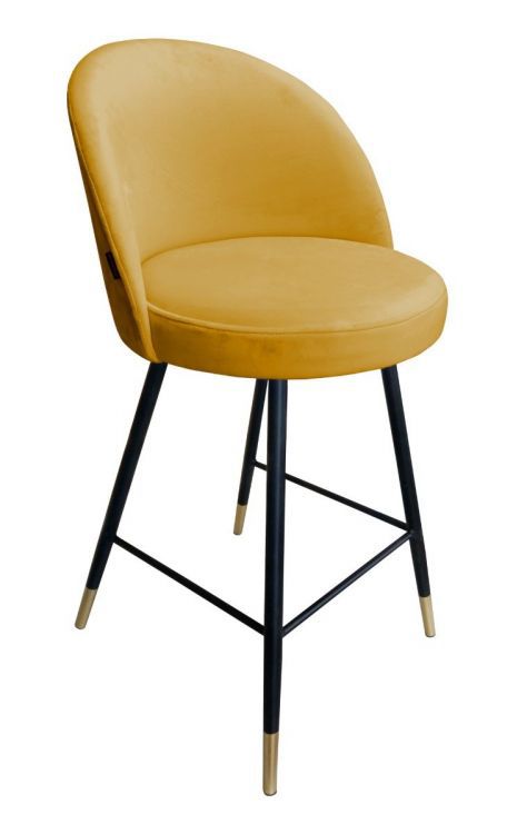Hoker niski TANEW VELVET GOLD musztardowe/curry ATOS 1 szt.