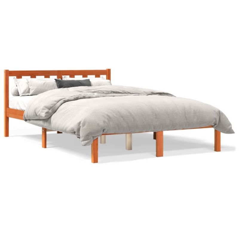Łóżko drewniane WaszeMeble 120x190 cm brąz WM-844803 1 szt.