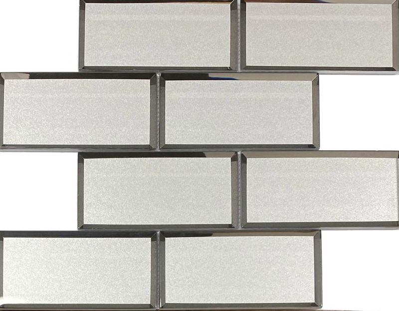 Mozaika Metro 30,5 x 30,5 cm big silver