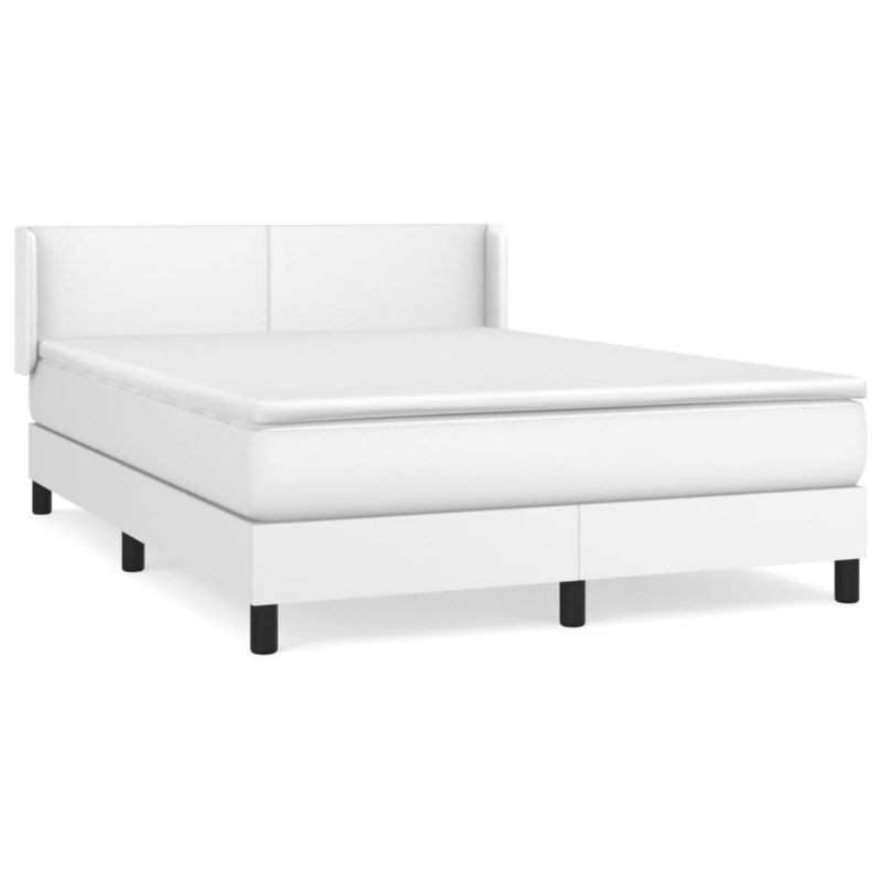 Łóżko kontynentalne WaszeMeble 140x190 cm białe WM-3130656 1 szt.
