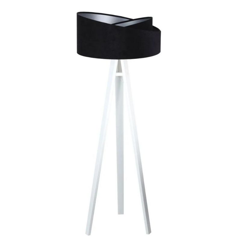 Lampa Bps Koncept stojąca GEMSTONE czarna/srebrna/biała 1 szt