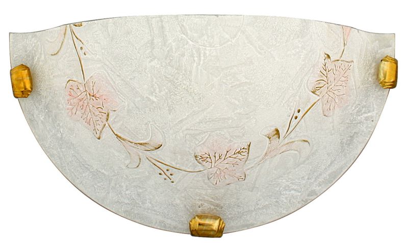 Plafon Candellux Bona mosiądz-biały 1 x E27 x IP20 wym: 15 x 30 x 9 cm - 1 szt.