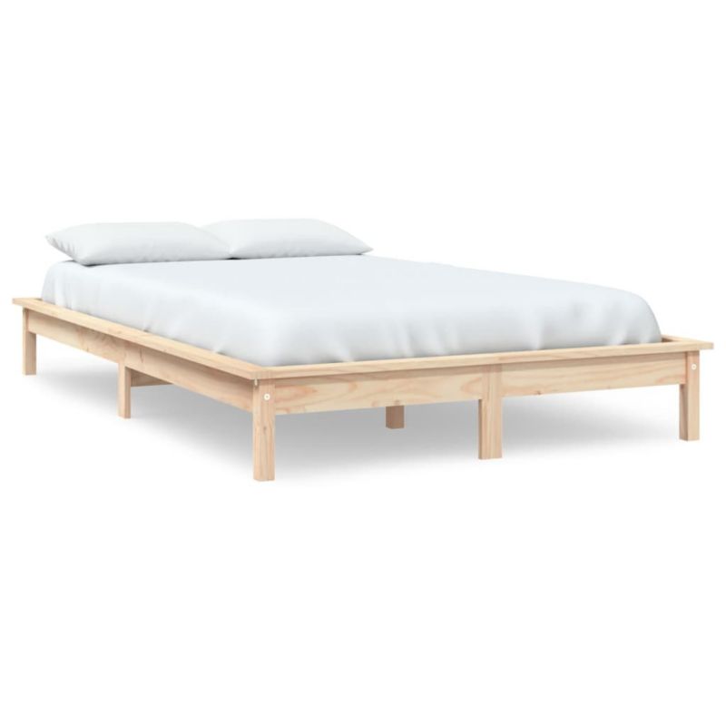 Łóżko drewniane WaszeMeble 120x200 cm brązowe WM-820536 1 szt.