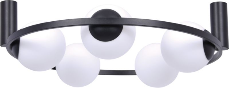 Lampa sufitowa Zuma Line Orbit czarno-biała wym: 23 x 68 x 68 cm 5xE27 x 40W 1 szt.