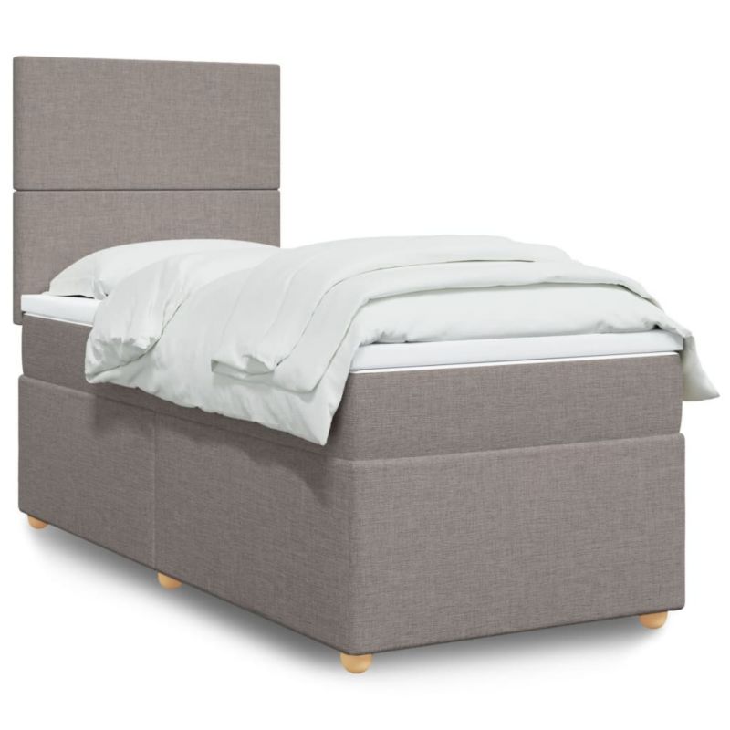 Łóżko kontynentalne WaszeMeble 90x200 cm Brązowe WM-3293460 1 szt.