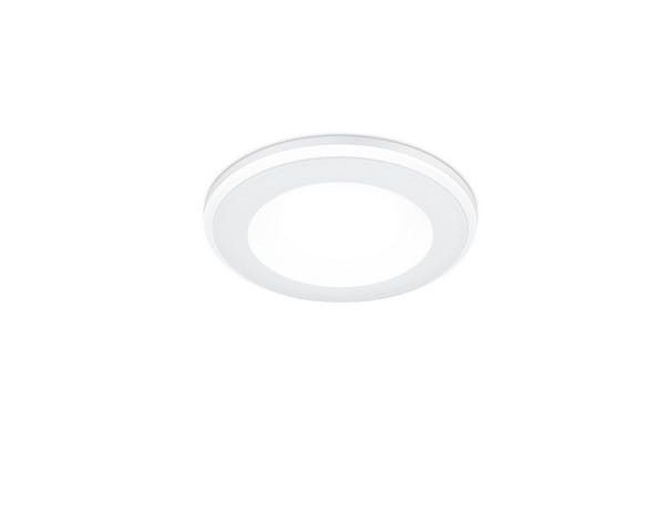 Oprawa sufitowa wpuszczana Trio Aura biała LED 5W 3000K 450 lm IP20 wym: 8,2 x 8,2 cm okrągła - 1 szt.