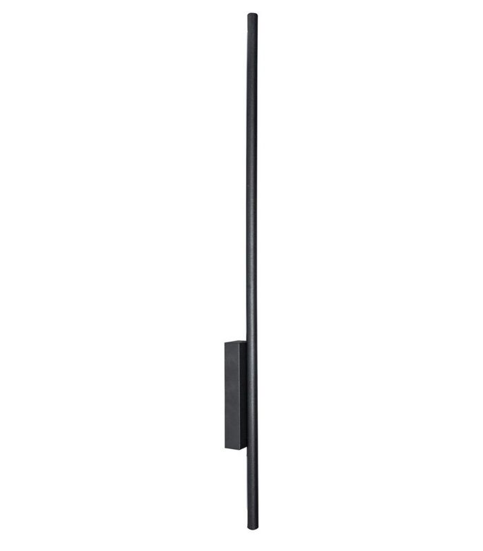 Kinkiet ścienny zewnętrzny IdeaLED Luna czarno-biały LED 12W 4000K 780lm IP54 wym: 90 x 5 x 5 cm akryl - 1 szt.