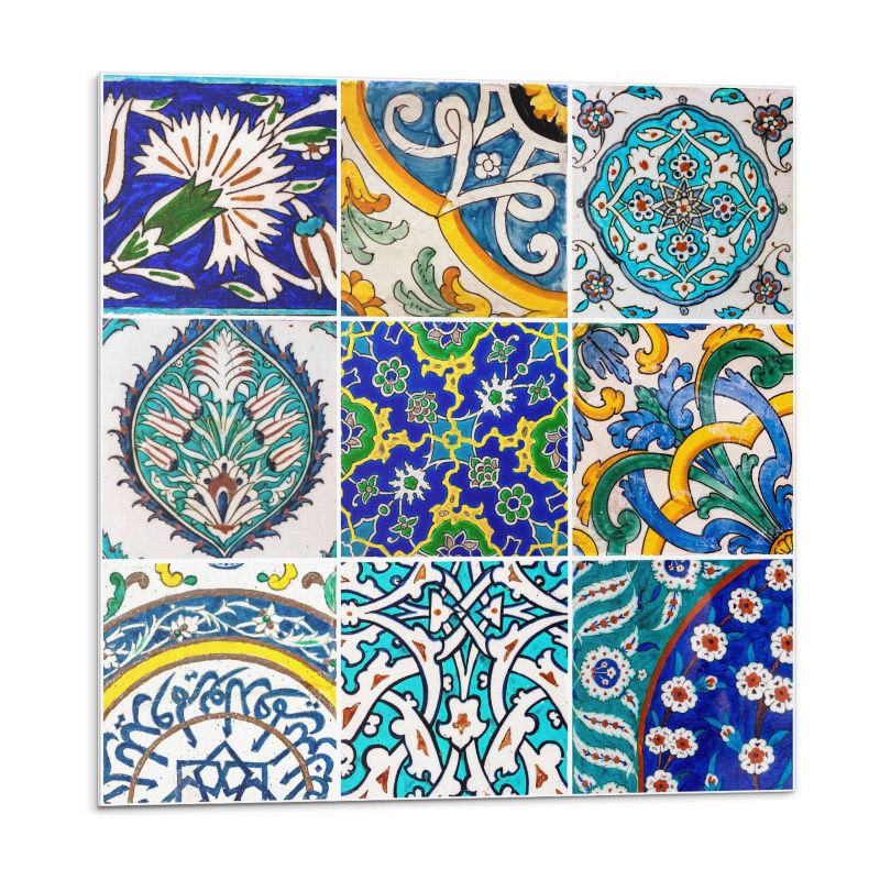 Kafelki samoprzylepne Wallfluent 30x30 cm Ceramiczne mozaiki w wzorach 9 szt.