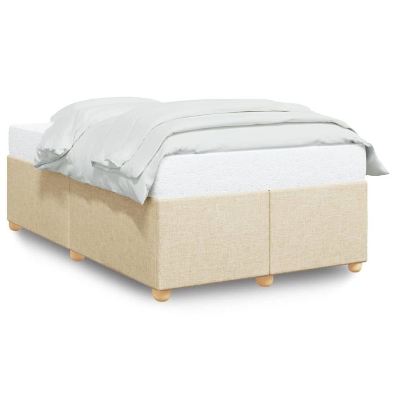 Łóżko tapicerowane WaszeMeble 120x200 cm kremowe WM-3284727 1 szt.