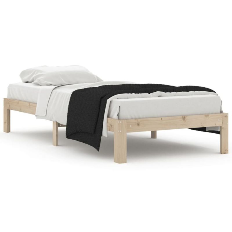Łóżko drewniane WaszeMeble 90x200 cm brązowe WM-810350 1 szt.