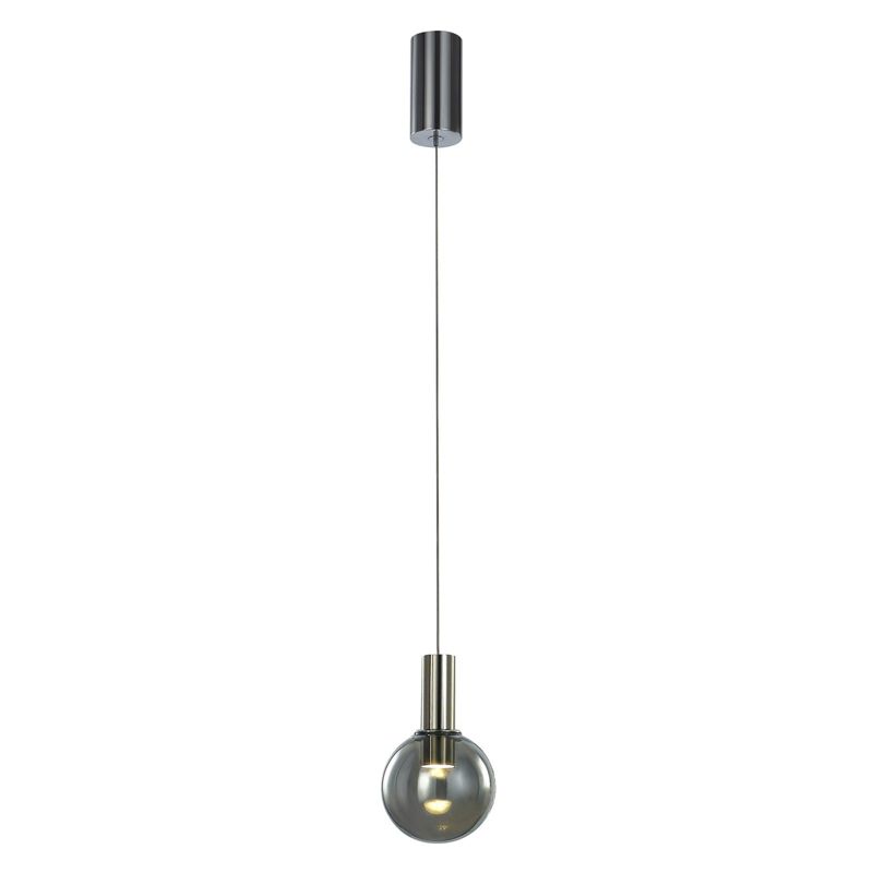 Lampa sufitowa wisząca Italux Aria 7345 chromowana nowoczesna wbudowany LED 6W 1 szt.