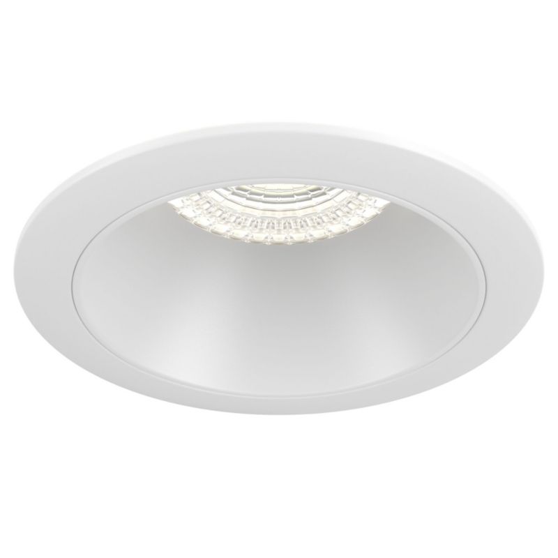 Oprawa wpuszczana sufitowa Maytoni Share biała 1 x GU10 x 15W IP20 wym: 3,7 x 8,5 x 8,5 cm okrągła - 1 szt.