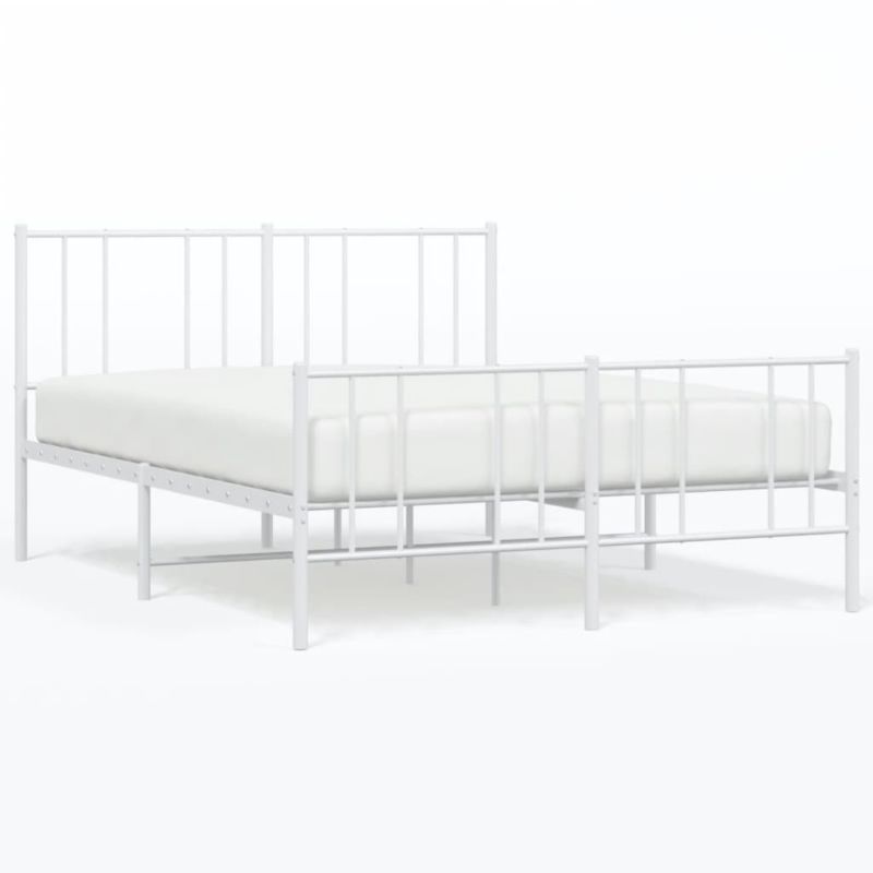 Łóżko metalowe WaszeMeble 140x190 cm biała WM-352547 1 szt.