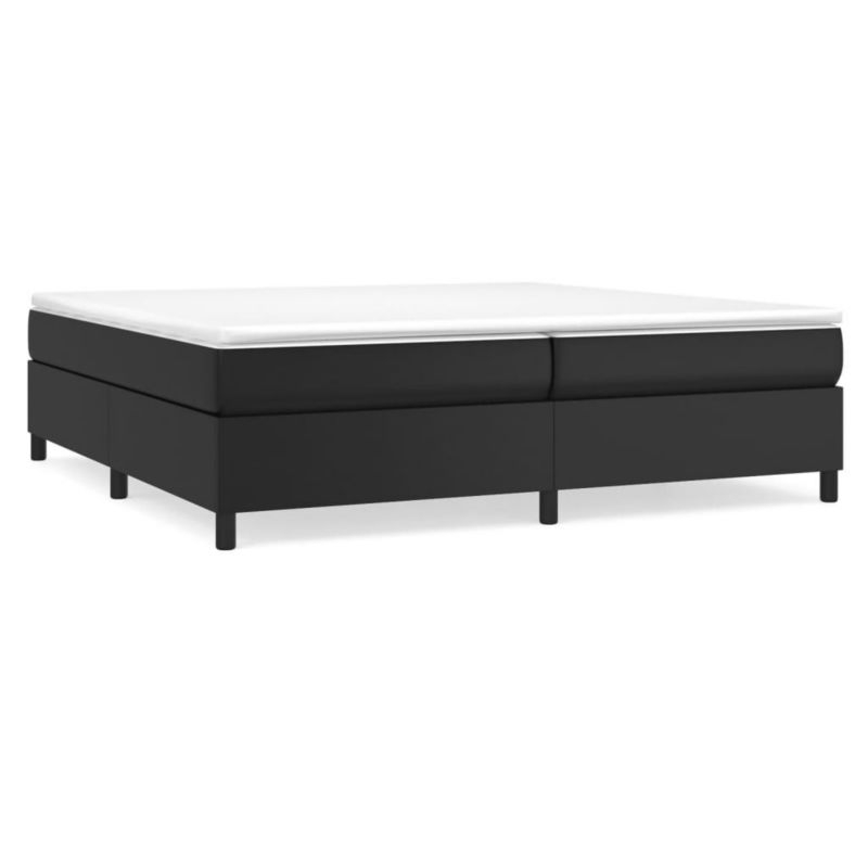 Łóżko tapicerowane WaszeMeble 200x200 cm czarne WM-3121065 1 szt.