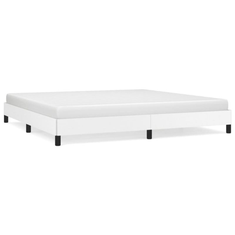 Łóżko tapicerowane WaszeMeble 200x200 cm białe WM-346923 1 szt.