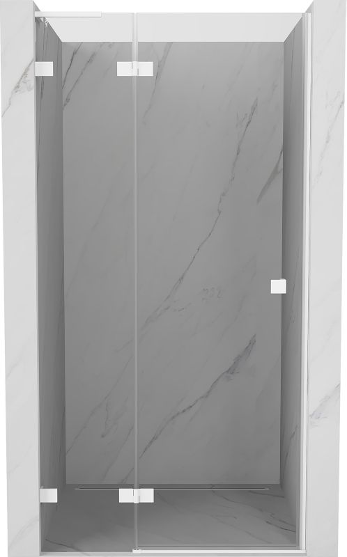 Drzwi prysznicowe uchylne Mexen Lunar L białe 75x200 cm 1 szt.