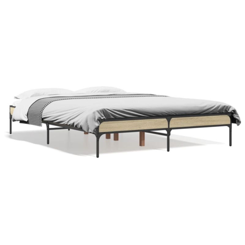 Łóżko metalowe WaszeMeble 120x190 cm brązowe WM-845047 1 szt.