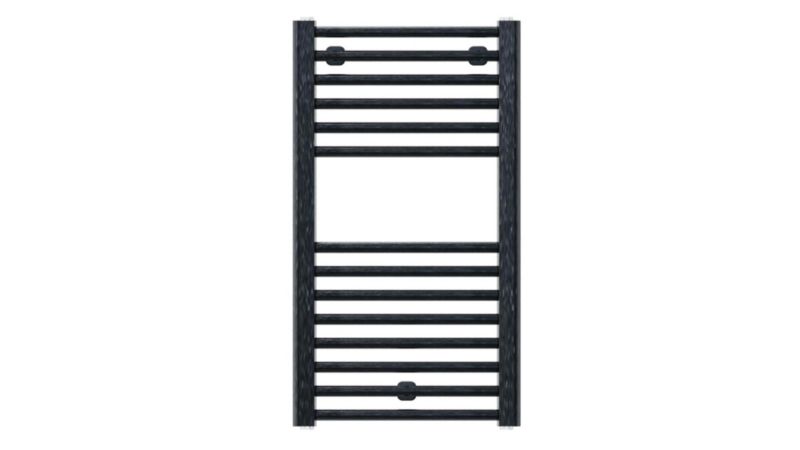 Grzejnik łazienkowy Luxrad Basic G 712 x 400 mm czarny mat str. 261 W 1 szt.