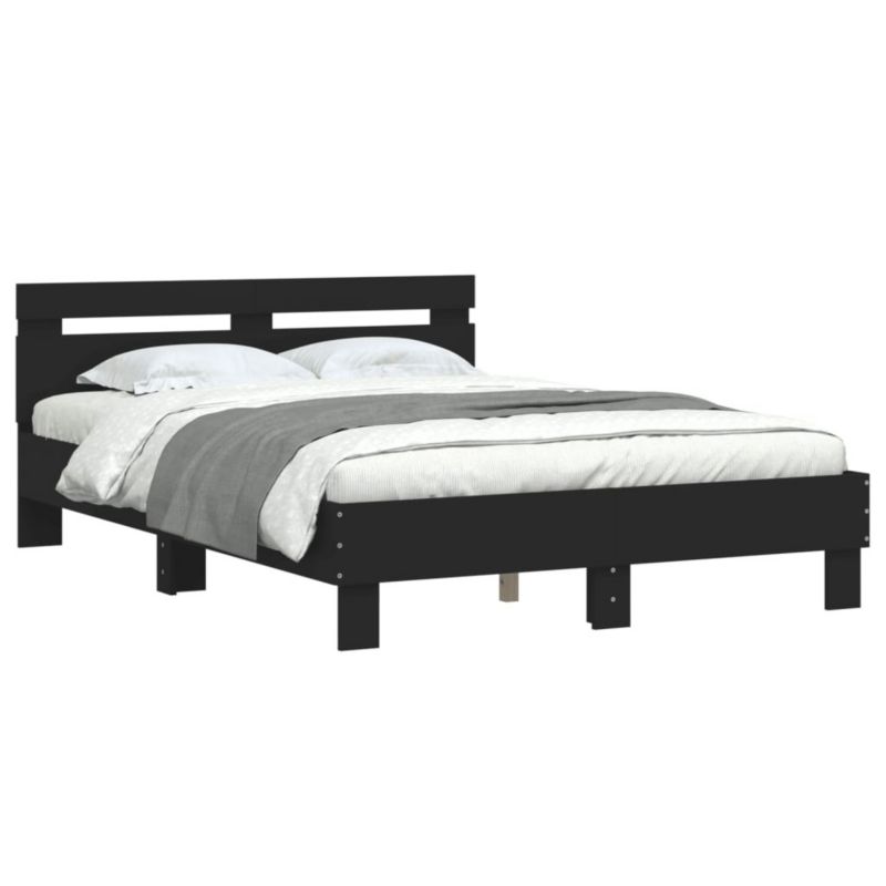 Łóżko drewniane WaszeMeble 120x190 cm czarna WM-3207449 1 szt.