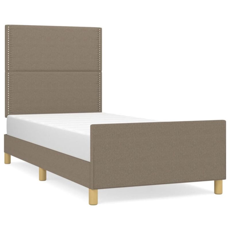 Łóżko tapicerowane WaszeMeble 100x200 cm Brązowe WM-3124956 1 szt.