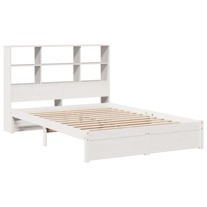 Łóżko drewniane WaszeMeble 140x190 cm białe WM-3322386 1 szt.