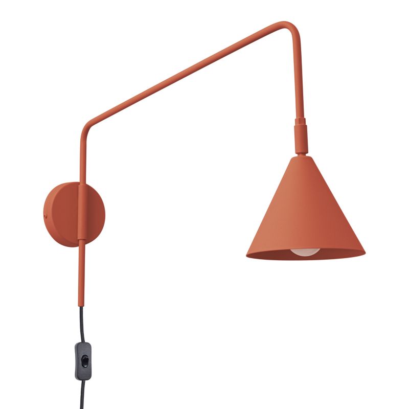Kinkiet Sollux Lighting NOX ochra czerwona 1 szt.