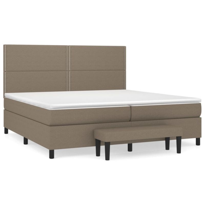 Łóżko kontynentalne WaszeMeble 200x200 cm Brązowe WM-3136545 1 szt.