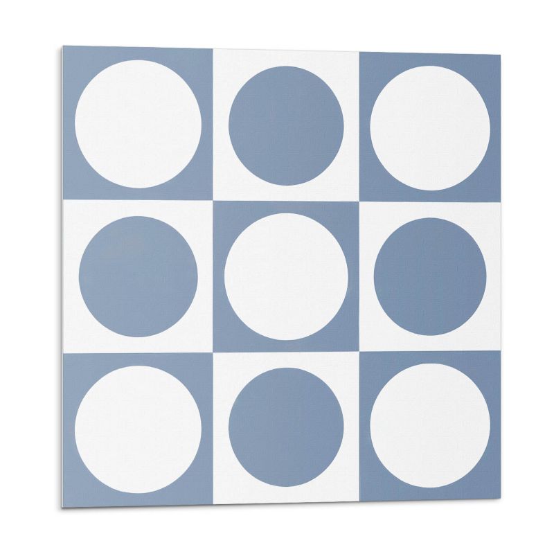 Kafelki samoprzylepne Wallfluent 50x50 cm Siatkowe kręgi w geometrycznym stylu 4 szt.
